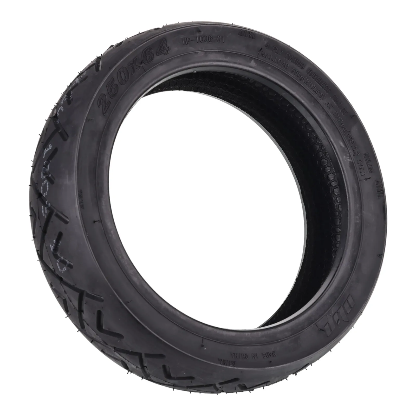 City Road 250*64 Tubeless Tire For Xiaomi 4 Ultra Electric Scooter 4 Lite 10 Inch 250x64 Reinforced Vacuum Tyre