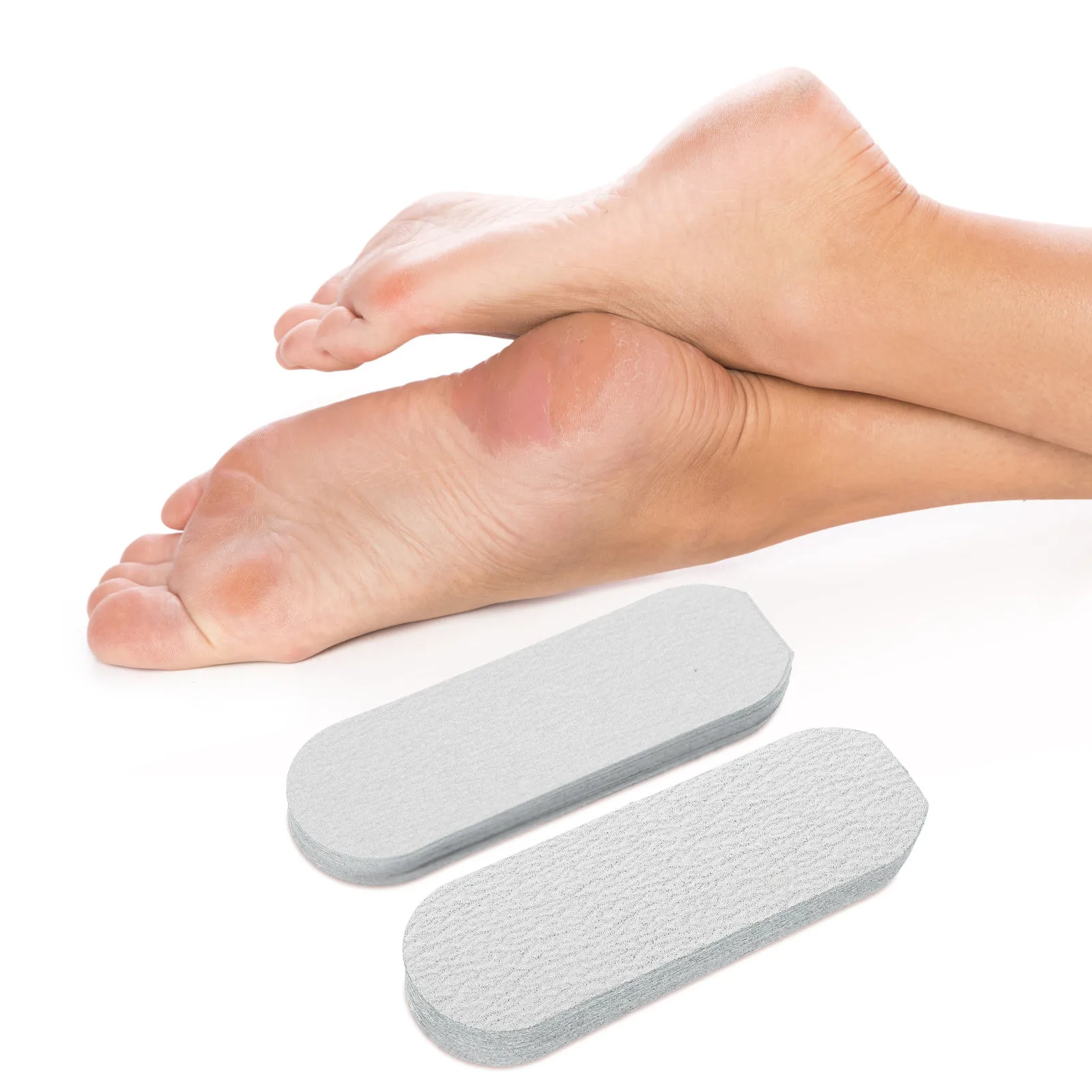 50Pcs Foot File Refills Premium Abrasive Pedicure Sand Paper Sheets for Fast Dead Skin Removal Foot Callus Remover Supplies