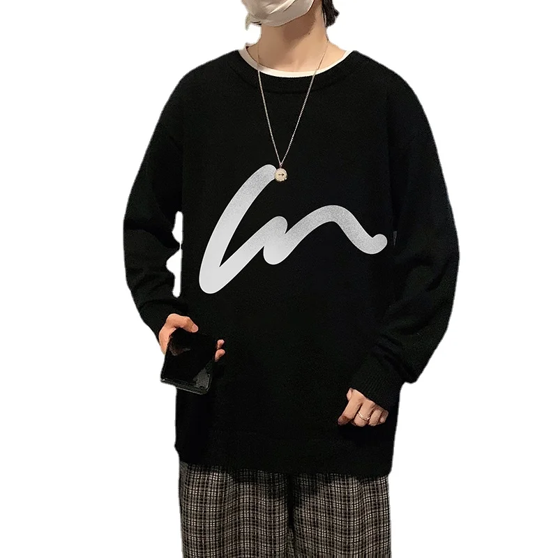 

Winter Thick Kintted Sweatshirts Mne's Round Collar Jumper Patterned Outerwear Casual Fashion Thick Fleece Pullovers