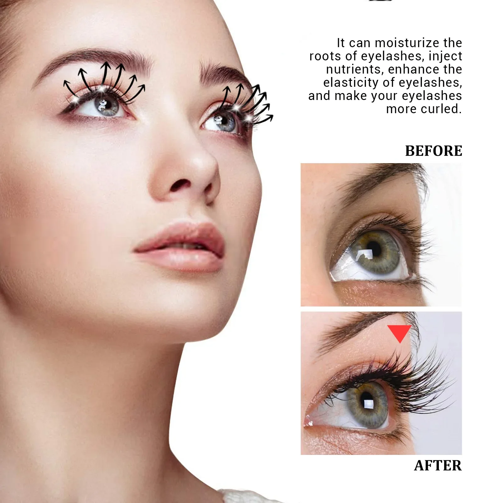 Sdotter New EELHOE Eyelash Natural Growth Serum Fuller Thicker Lashes Treatment Eyebrow Lengthening Enhancer Eyelashes Lifting L