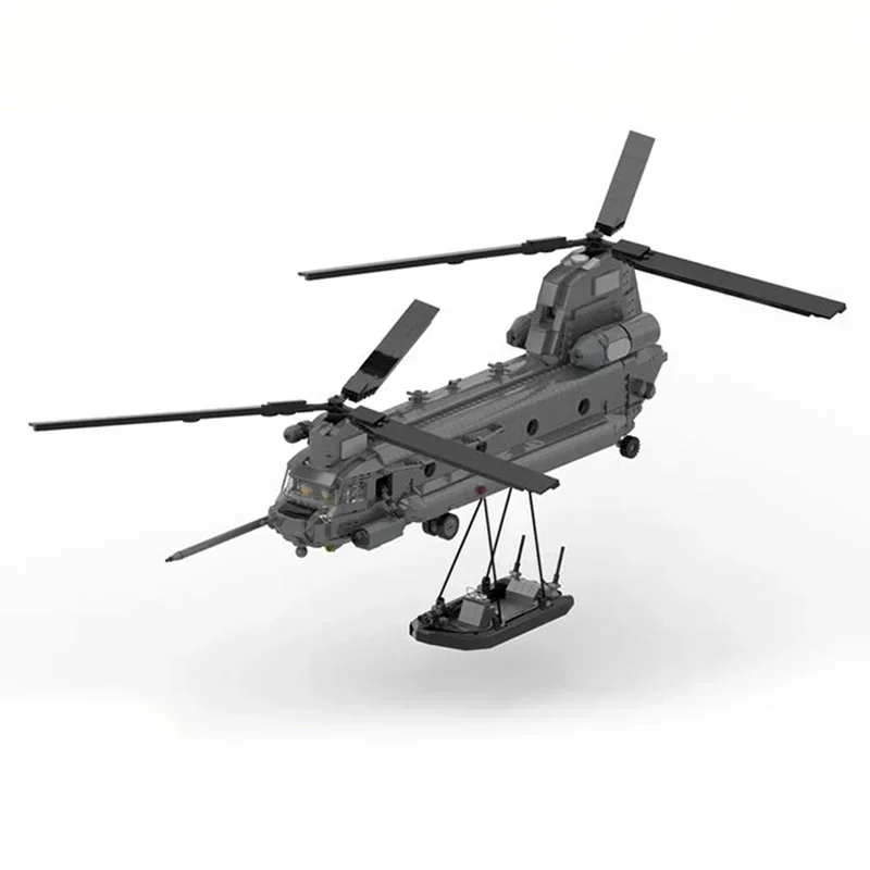 Serie militar, modelo Moc, bloques de construcción, tecnología de helicóptero especial Ops, bloques modulares, regalo, juguetes de Navidad, conjuntos DIY de montaje