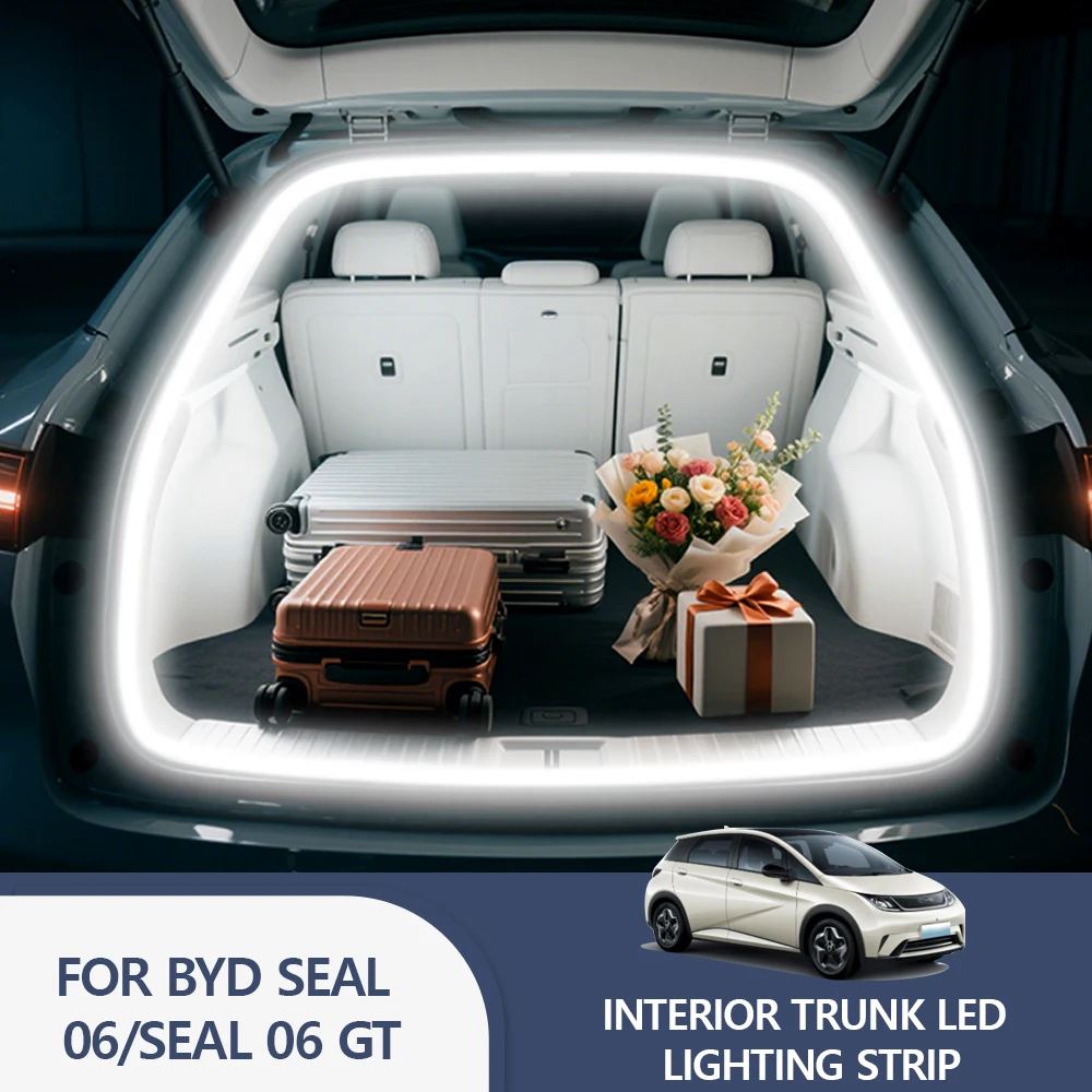 

Светодиодная лента для заднего багажника BYD SEAL06/SEAL 06 GT, декоративная подсветка салона, атмосферная подсветка багажного отделения
