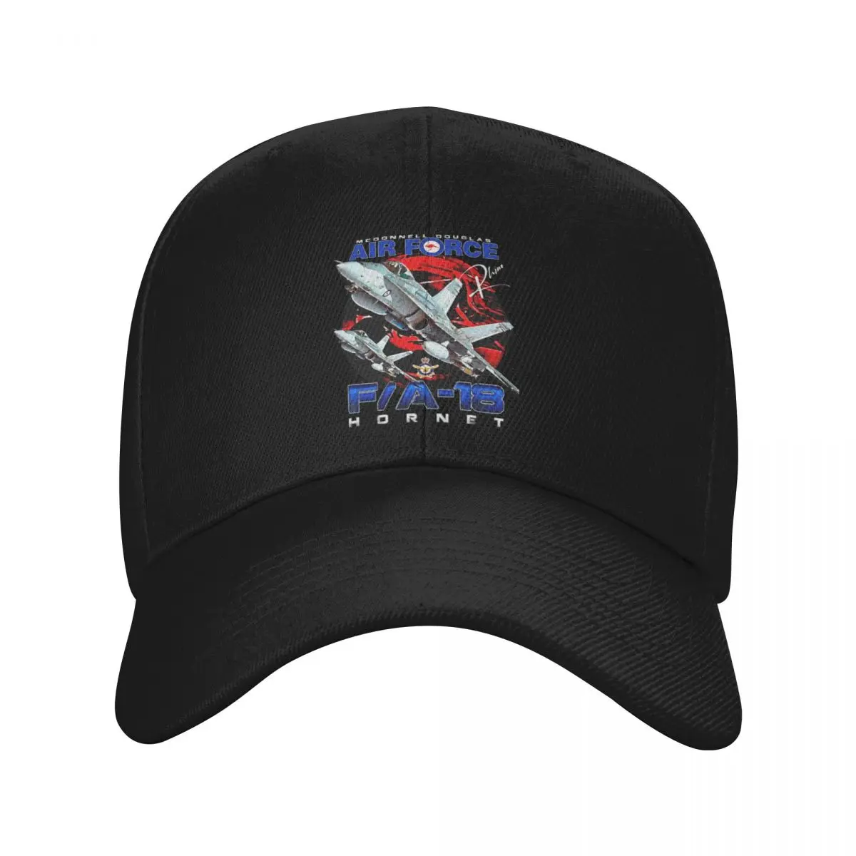 

RAAF Australian Air Force FA18 Hornet Fighterjet Baseball Cap Male hat sailor cap for men cute Boy Women's