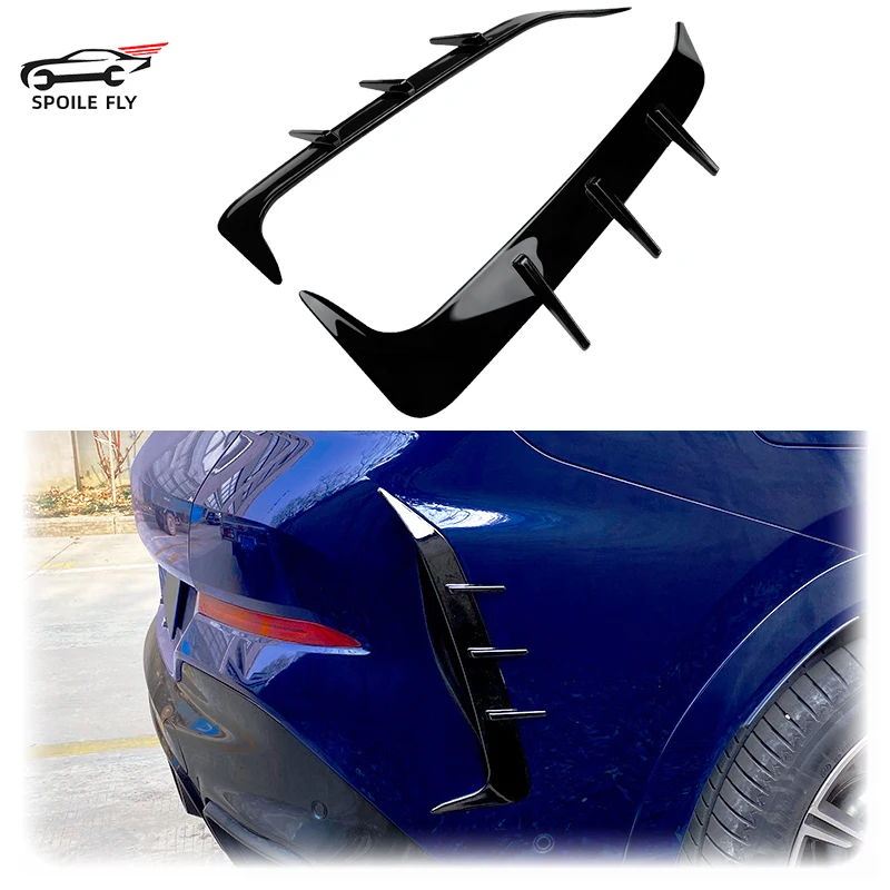 

2019 To Up For Bmw X6 G06 30i 30d 40i 40d M50i M50d M60i Rear Bumper Lip Splitter Air Intake Trim Diffuser Canard Spoiler