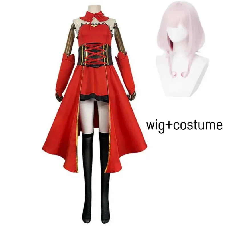 

Аниме Takt Op.Destiny Unmei Косплей Костюмированное вечернее длинное платье Юбка принцессы Парик Женский сексуальный карнавальный рождественский костюм; 6,r'8;p