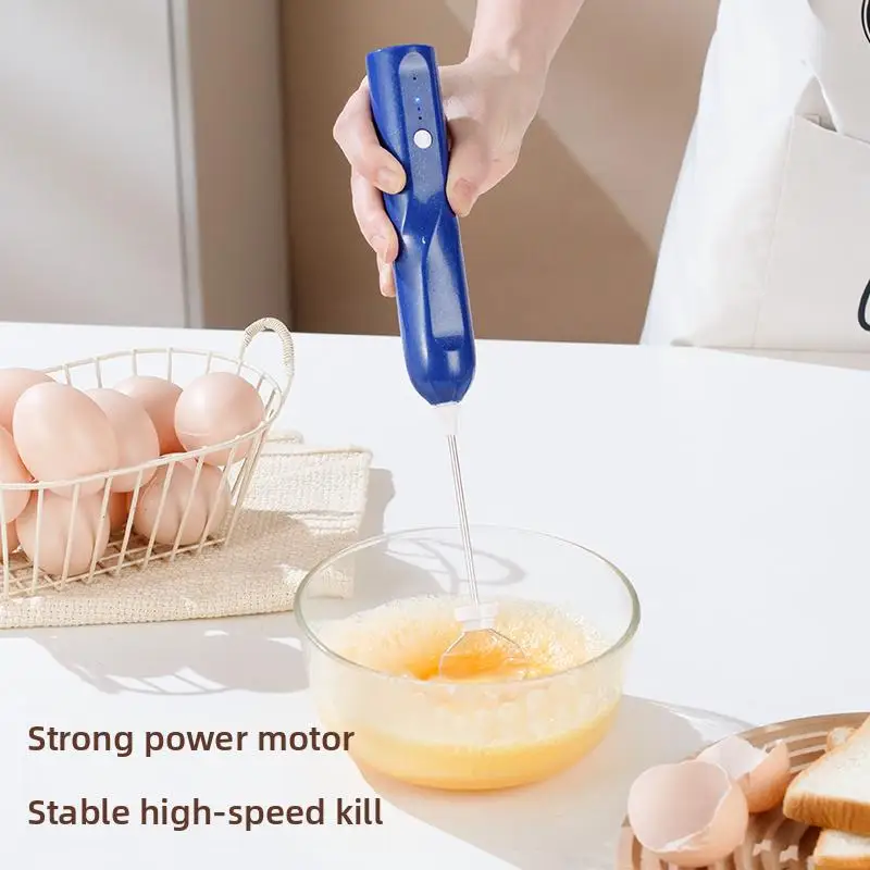 Portable Rechargeable Electric Milk Frother Foam Maker Handheld Foamer High Speeds Whisk Cappuccino Mixer Coffee Wand whisk