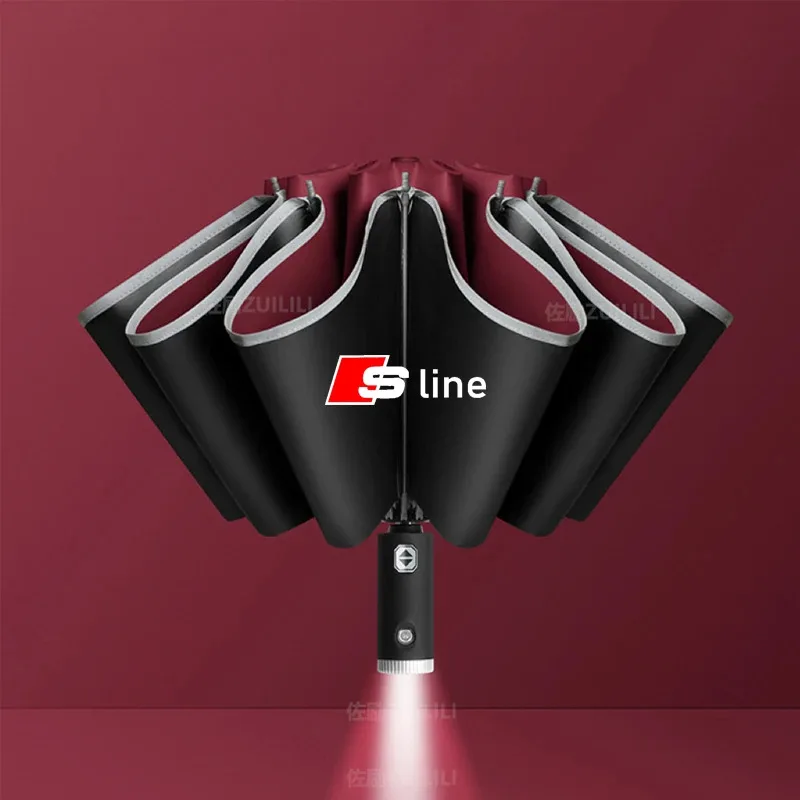 

Car Automatic Folding Windproof Sunshade Umbrella For Audi ABT A1 A2 A3 A4 A5 A6 A7 A8 Q2 Q3 Q4 Q5 Q7 Q8 TT RS3 RS4 RS5 6 S line