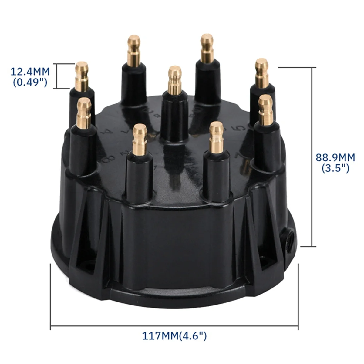 Ignition Distributor Cap Kit for Mercruiser V8 with Thunderbolt L & LV Ignition 805759Q3 805759T3