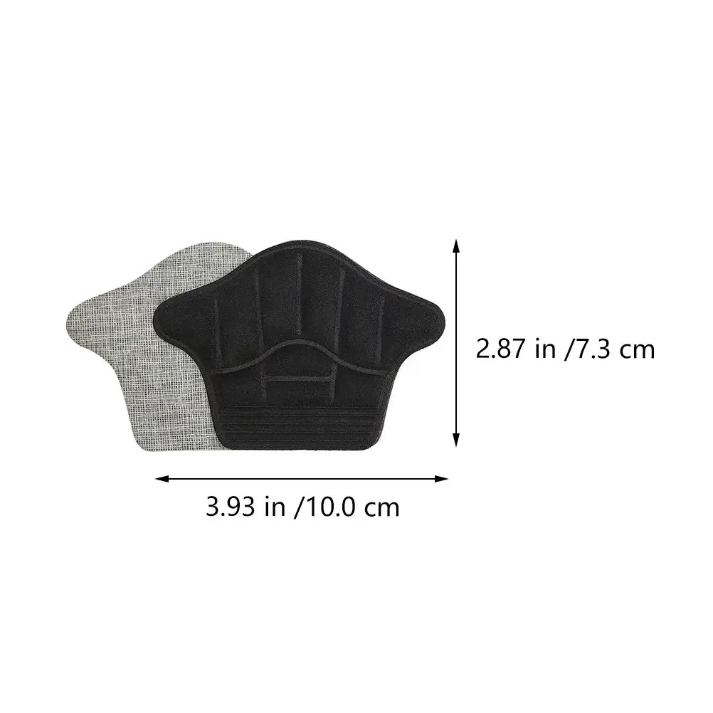 3Pairs Simple Shoes Heel Patches Durable Materials Breathable and Skin-Friendly for Casual Shoes Shoe Heel Pad