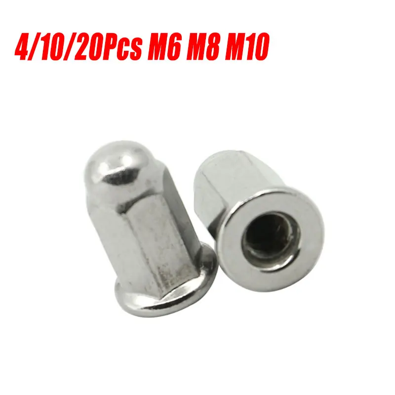 M6 M8 M10 Acorn Cap Nut Screw Bolt Hex Head Dome Metric 6mm x Thread Pitch 1.0 for Yamaha AS2 G5S G7S GT1 HS1 HT1 HT1MX AT1