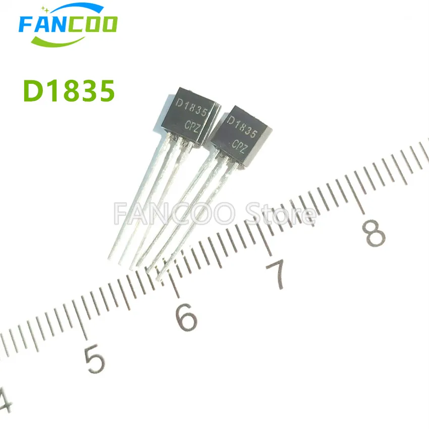 10PCS D1835 2SD1835 NEU HERGESTELLT IN CHINA HEF 200-400 TO-92 Transistoren Kupferfuß