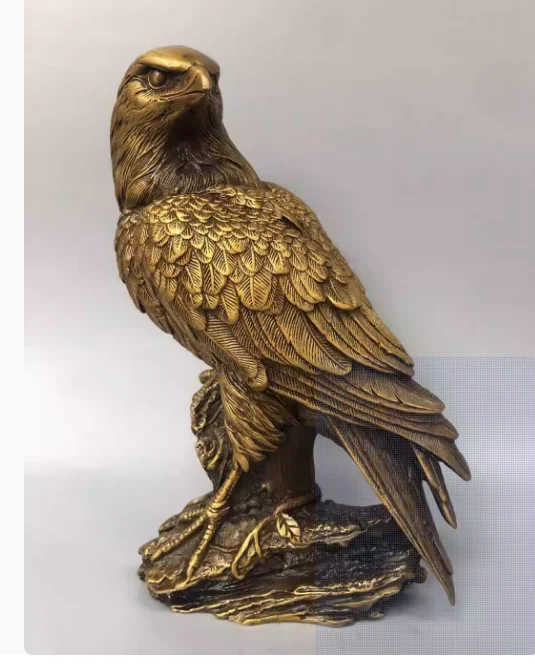 

Copper Tibetan Statue Goose Garden Decoration real Brass Eagle Pendant Pure Copper Brass