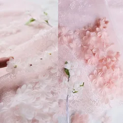3D Crushed Satin Flower Accessories, DIY Wedding Dress, Veil Decoration, Mini Flower Piece, Doll Material, RS2775, 100 PCs/Pack