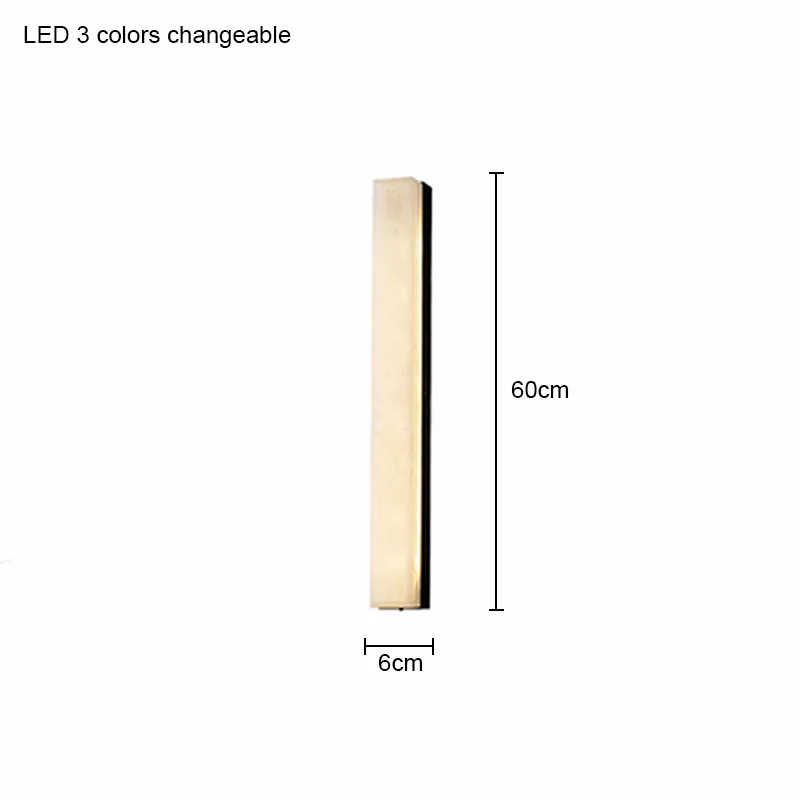 Italiaanse minimalistische marmeren wandlamp gang trap woonkamer achtergrond slaapkamer nachtkastje stripverlichting