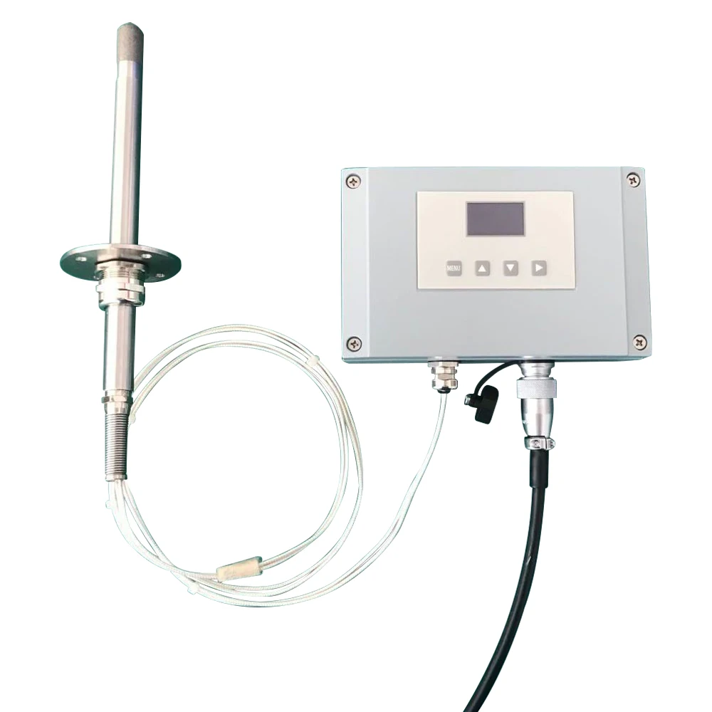 monitoring dry environment 200 degrees remote transmitter probe high temperature humidity sensor