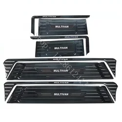 For VW Volkswagen Multivan T5/T6 2016-2023 stainless Door Sill Scuff Plate door sill protector Welcome Pedal car accessories