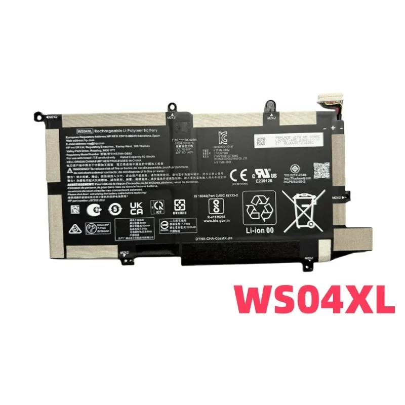 Batterie d'ordinateur portable WS04XL pour HP Spectre X360 14-EA 14T-EA000 14-EA0007NA 14-EA0002NI 14-EA0003NS