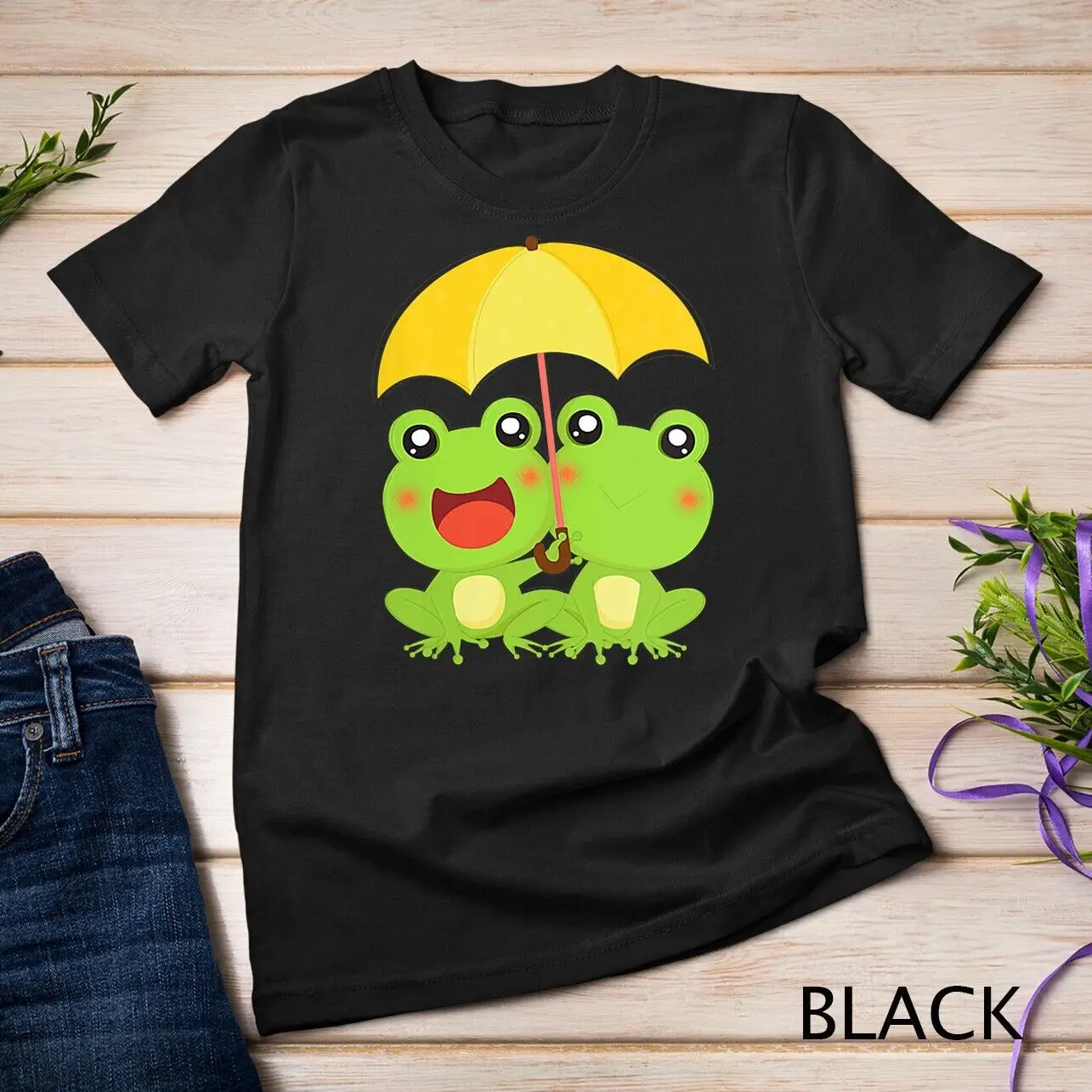 Womens FROG COUPLES GIFT Wedding Anniversary Engagement Party Unisex T-shirt