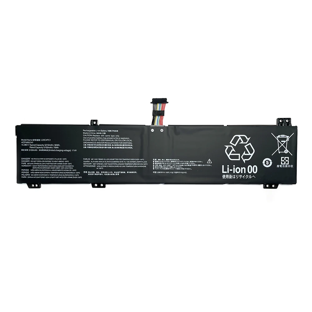 7XINbox L20C4PC1 15.36V 80Wh 5210mAh OEM Battery For Lenovo Legion 5 16ACH6H 15ITH6 Legion 7 16ITHg6 L20D4PC1 L20L4PC1 L20M4PC1