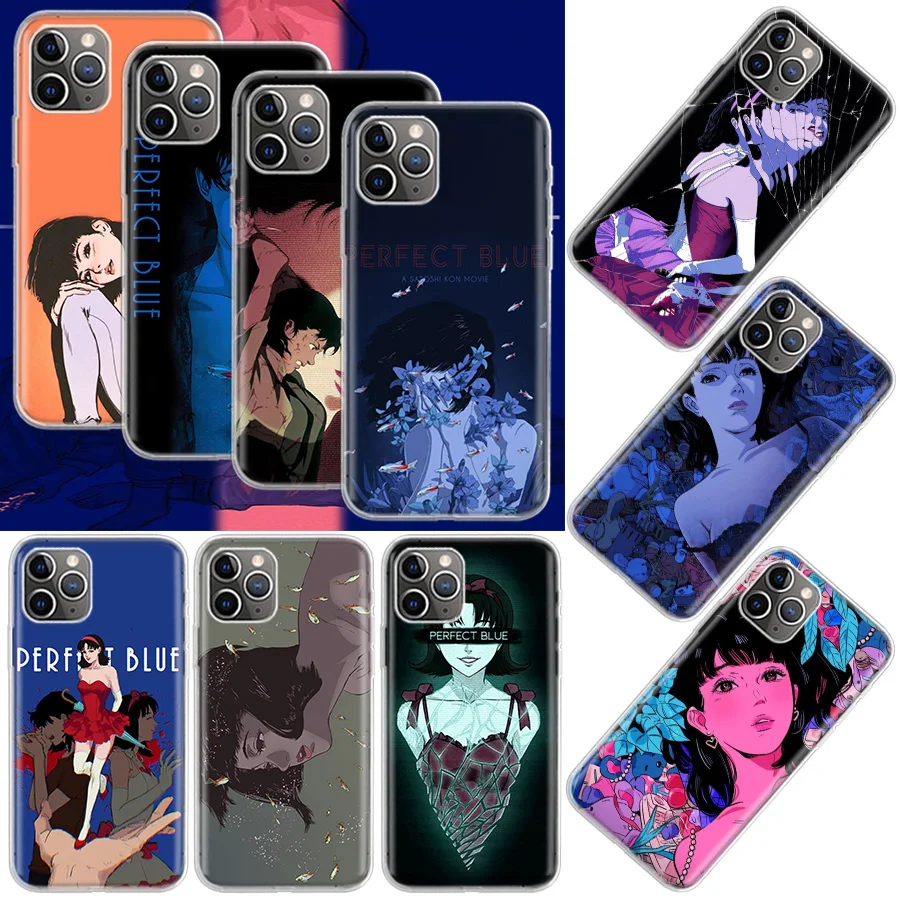 Japanese animation perfect blue Phone Case For Apple Iphone 12 Mini 14 13 15 Pro Max 11 X XS XR 16 Plus Funda Cover She