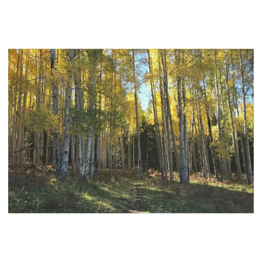 

Aspen Trail from Forest Peak Retreat - From ccnow.info Jigsaw Puzzle Custom Photo Customizable Gift Wooden Animal Puzzle