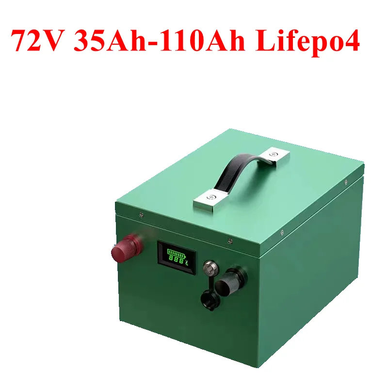 

72V 35Ah Lithium Battery 40Ah 50Ah 60Ah 70Ah 80Ah 100Ah 110Ah Lifepo4 for Trolling Motor Hybrids Motorcycles Golf Cart Robot