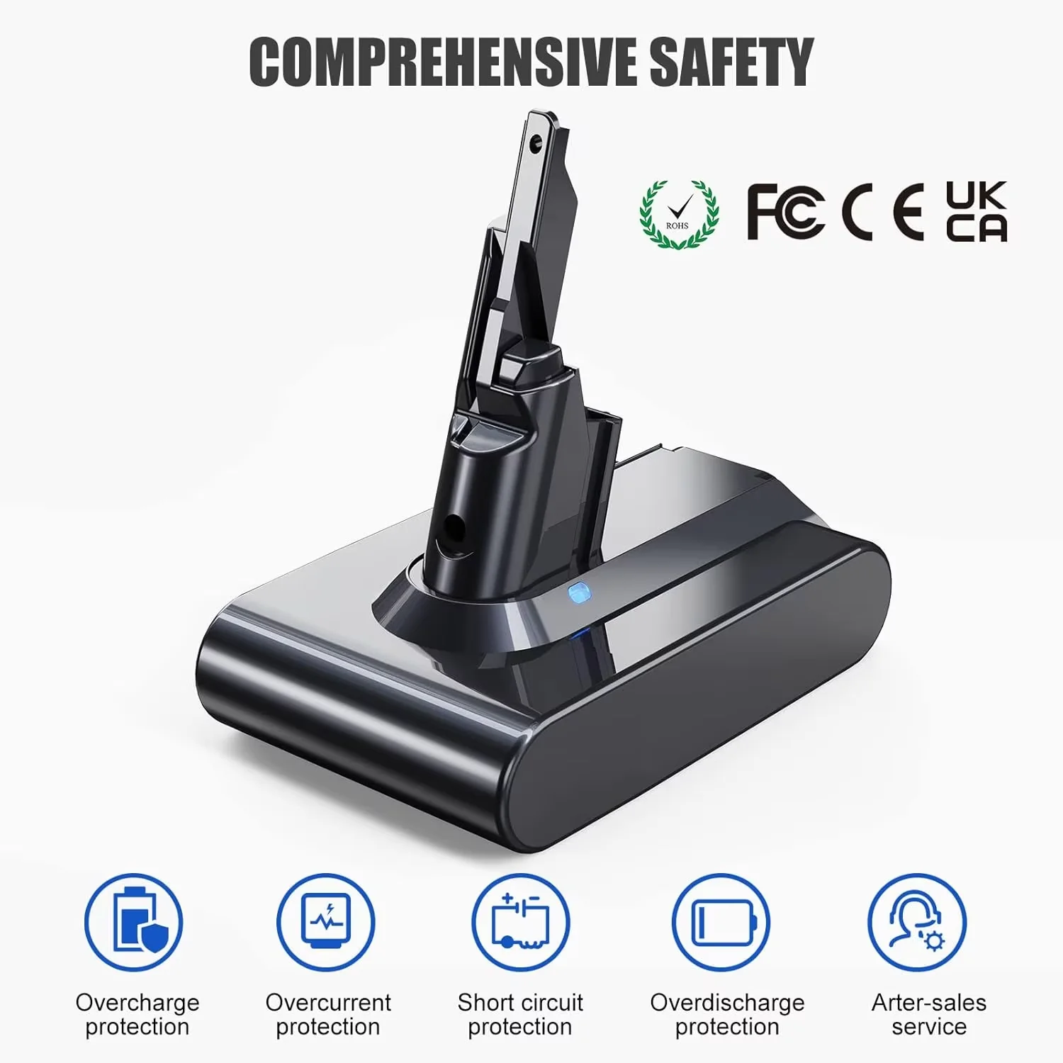 

Li-ion battery for Dyson intelligent sweeping robot Replacement battery for Dyson V8 handheld vacuum cleaner Household applianc