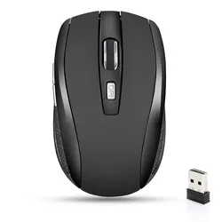 Mouse Wireless Mouse silenzioso 2.4G Mouse ottico portatile portatile per ufficio livelli DPI regolabili per Notebook PC Laptop MacBook