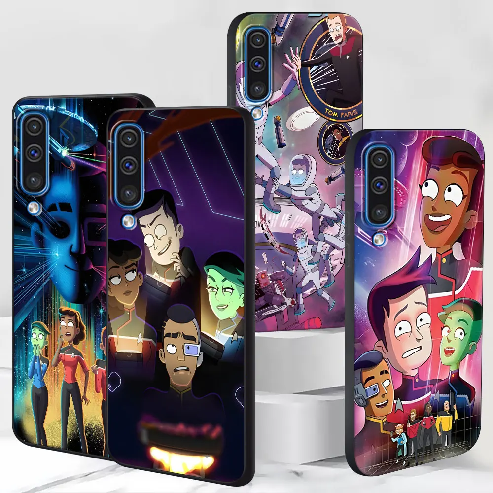 Star Trek Lower Decks Case for Samsung Galaxy A03 A04s A20 A30 A20e A70 A70s A50 A40 A30s A50s A20s A10s TPU Black Phone Cover