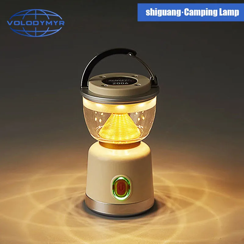 

VOLODYMYR Camping Light Tent Lamp Camping LED Atmosphere Lanter Mini Camp Lighting Light Super Long Battery Life for Car Repair