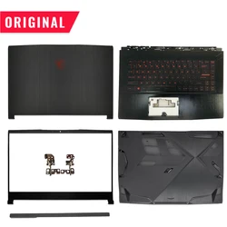 Nuevo para MSI GF63 8RC 8RD GF63VR MS-16R1 16R3 LCD contraportada/bisel/bisagras/reposamanos con teclado y funda Base inferior para portátil