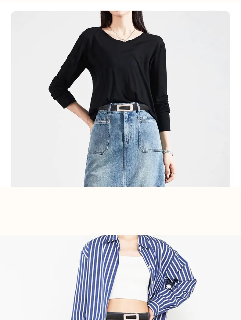 Vielseitiger Damen-Gürtel aus Rindsleder, Stilvoller Gürtel für Business-Anzüge und Jeans, Minimalistischer High-End-Look – Detail 4
