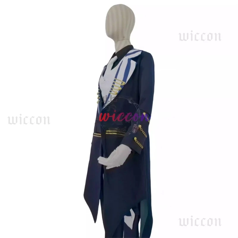 لعبة الشيطان بتلر باستيان كيلي أزياء تنكرية باستيان زي موحد شعر مستعار سهرة للهالوين كرنفال لعب الأدوار للرجال