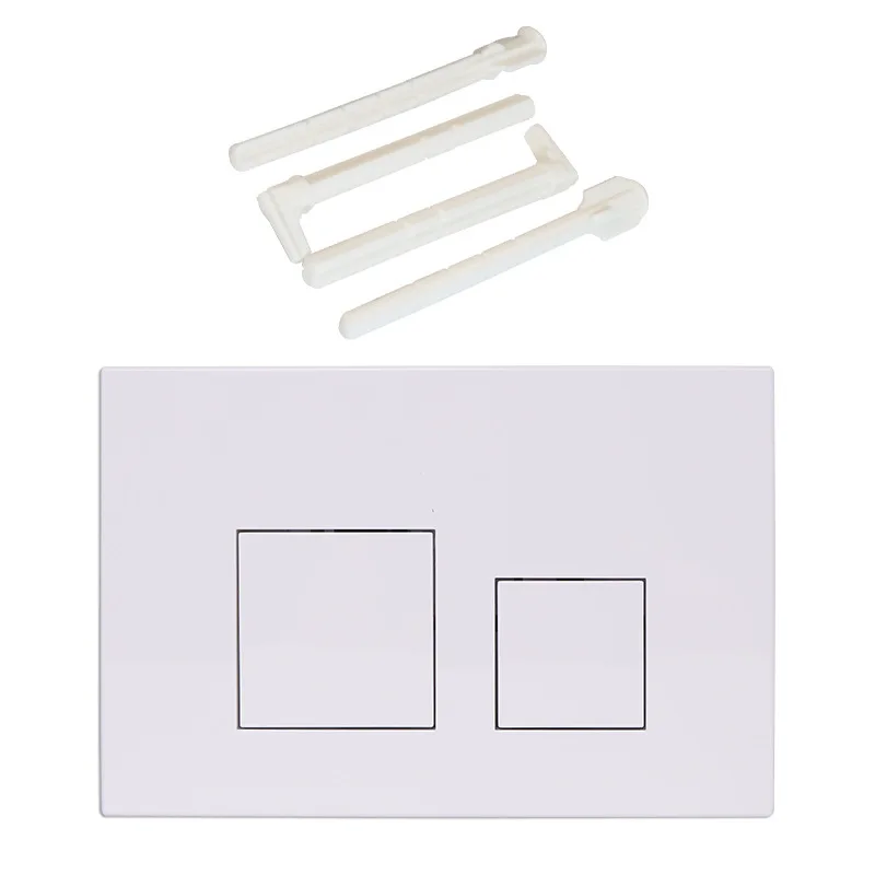 Second Generation Concealed Water Tank Panel Hidden Toilet Flush Switch for UP300 UP320 Hanging Design for Clean Aesthetics