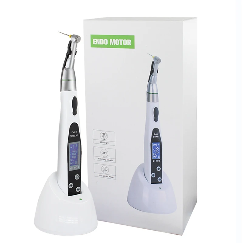 

Dental LED Cordless Endo Motor 16:1 Root Canal Endodontics Treatment Handpiece