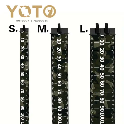 1 st 109,22 cm vattentät PVC-fiskelinjal - hållbart måttband för båtar, kajaker och marint bruk 6 best sales fiskelinjal - №2
