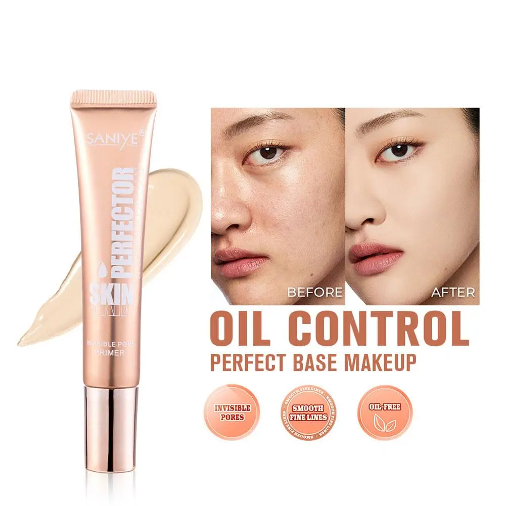 

20ML Makeup Base Face Primer Cream Invisible Pore Light Makeup Finish Cosmetic Primer Oil-Free Foundation Smooth V9Y3