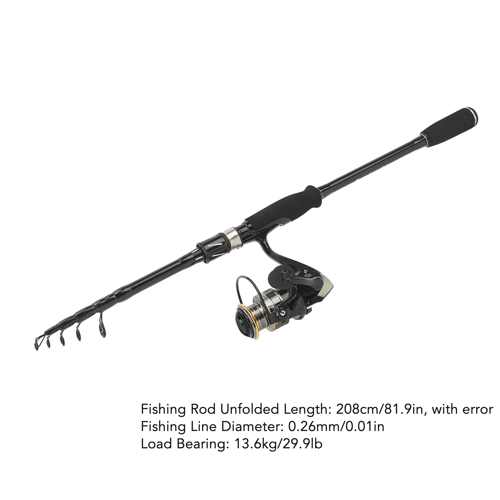Fishing Rods Set Widely Applicable Large Capacity Metal Wire Cup Fishing Rod and Reel Combo Set Telescopic Rods for Beginners
