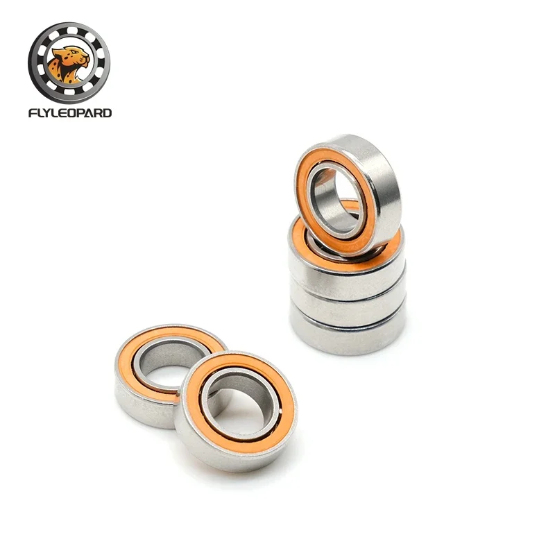 2PCS SMR137 2RS CB Fishing Reel Bearings 7*13*4 mm  Stainless Steel Hybrid Ceramic Air Bearing SMR137 2RS