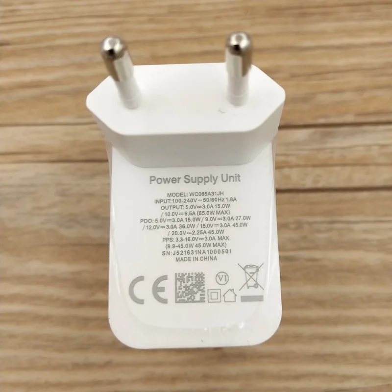 65W Warp Charger For Oneplus Fast Charger EU/US Adapter Type C To type C Cable for OnePlus 9 Pro 9R 8T  Pro Nord N10 65W Charger