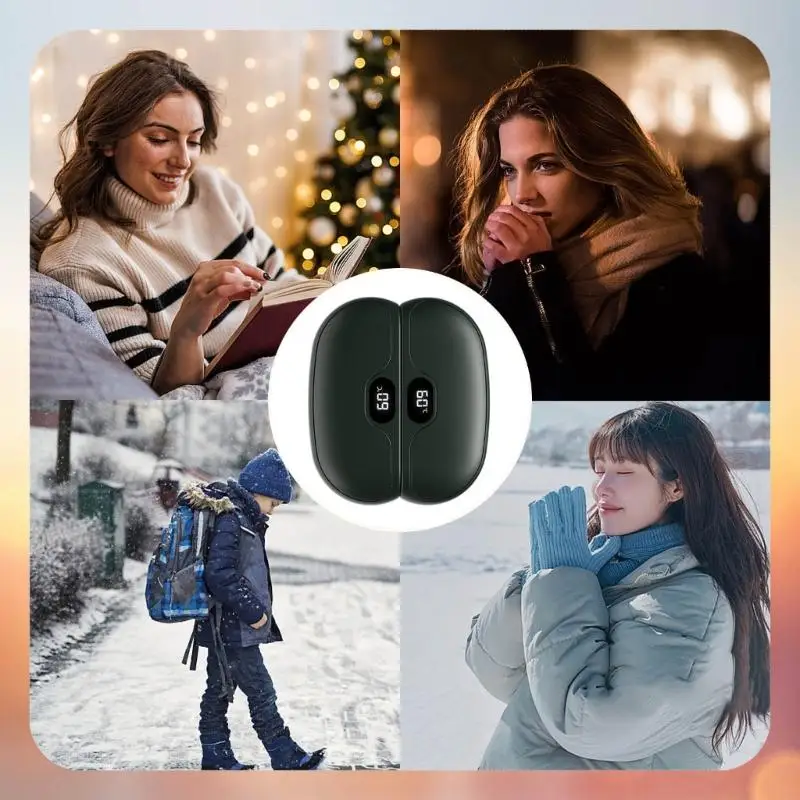 

Adjustable 5 Temperature Hand Warmer with Detachable Design D2RD