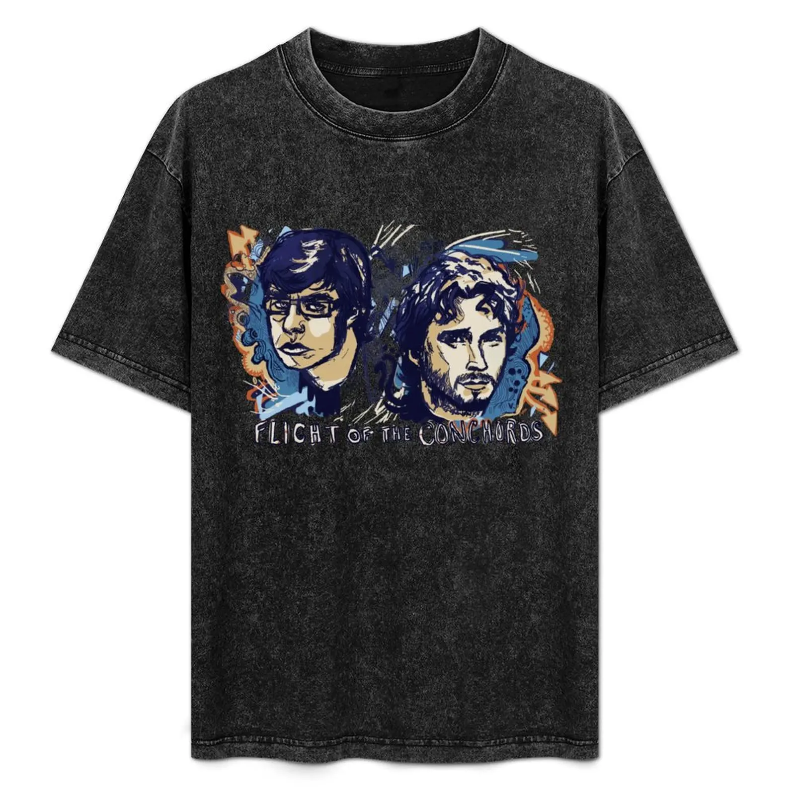 Flight of the Conchords T-Shirt Summer Print Short Sleeve Tee