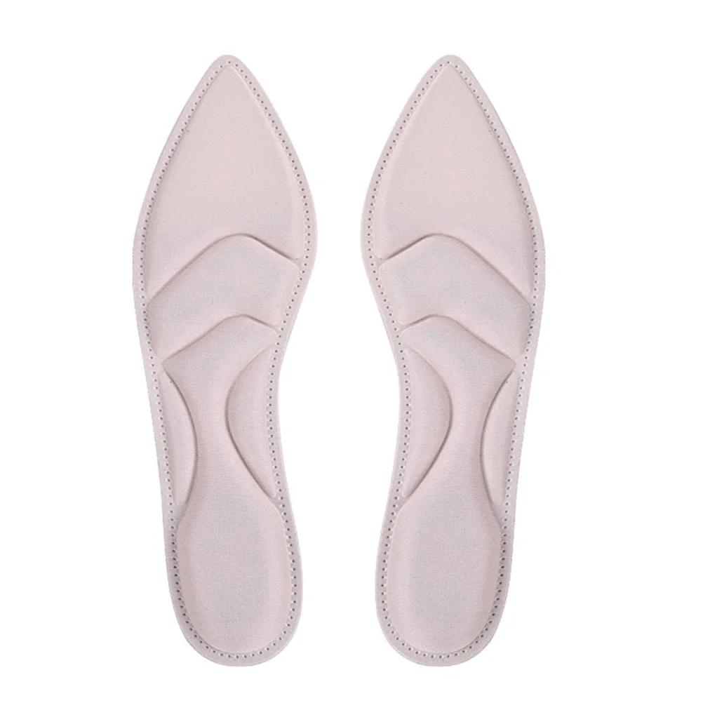 

Sponge High Heel Insoles 4d Cushion Shock Absorbing Breathable Absorption Pad Comfortable Massage Insert for Walking Standing