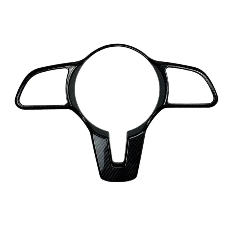 Car Carbon Fiber Steering Wheel Panel Cover Trim for Mercedes Benz A B C E G CLA GLB Class W177 W247 W205 W213 C118 W118