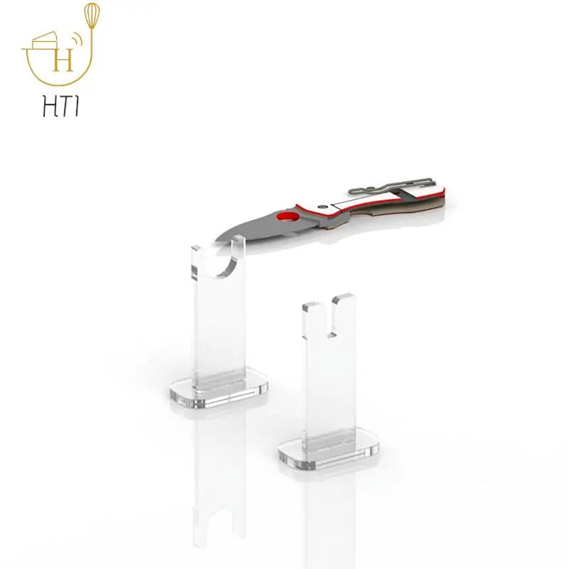 Acrylic Display Stand Knives Holder Cutter Display Holder Collection Rack Transparent Cutter Holder Knives Collection Display