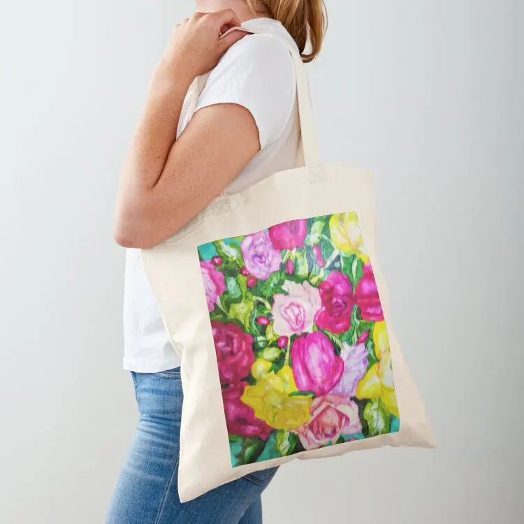 

Explosion of Roses by Helen Eltis Tote Bag Women's shopper bag shopper bag woman canvas shopping Canvas