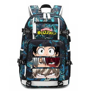 Large capacity Anime Schoolbag for Student, Youth Outdoor Travel Bag, My Hero Academy Backpack, Gift Back to School for Children 8 Main Sales Hulk Backpack - №7