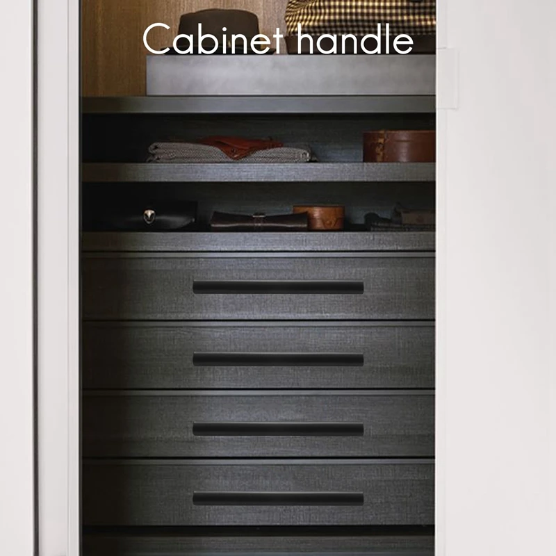 

10 Pack 5 Inch Cabinet Pulls Matte Black Stainless Steel Kitchen Cupboard Handles Cabinet Handles-AB09