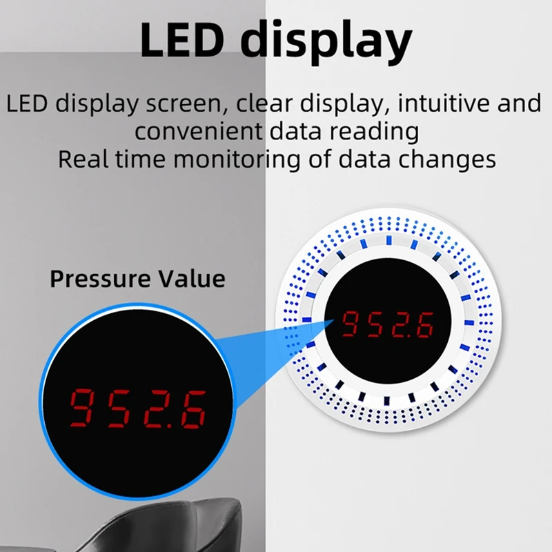 N11R- Tuya Pressure Sensor Atmospheric Pressure Detection With Temperature & Humidity Function Intelligent Life