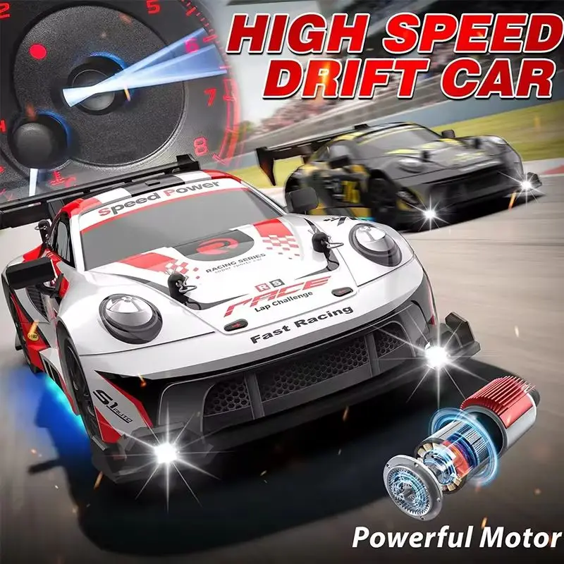 4WD RC Drift Car Remote Control GTRPRO AE86PRO Model 4x4 Racing RTR Radio Truck Vehicle Toy Gift for Boy Girl Children Kid Adult